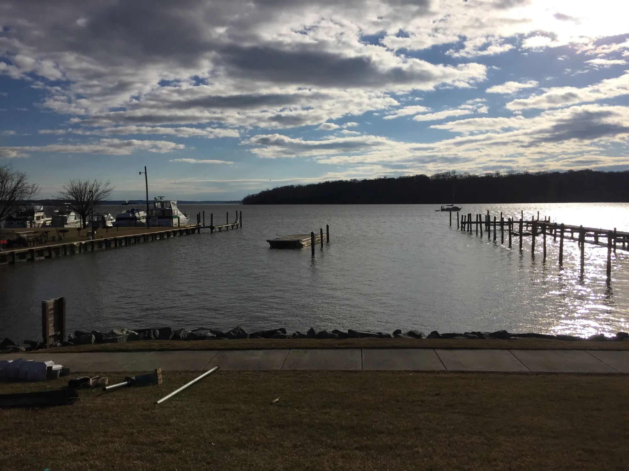 The MVOP marina waterfront on Dogue Creek